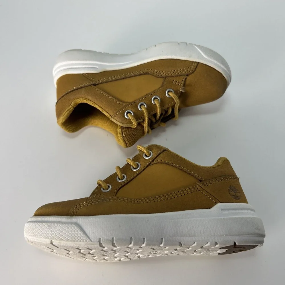 Timberland‎ Toddler Allston Lace Up Sneakers Toddler Size 7 Wheat Nubuck Leather